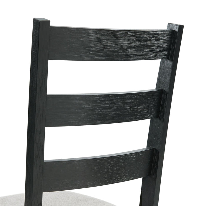 Martin 5 pc Dining Set (Black Base)