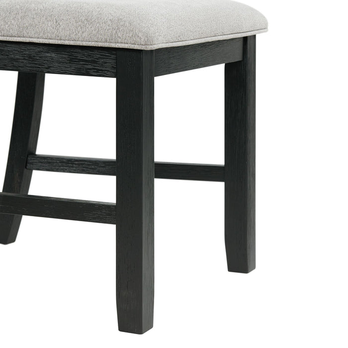 Martin 6 PC Dining Set (Black Base)