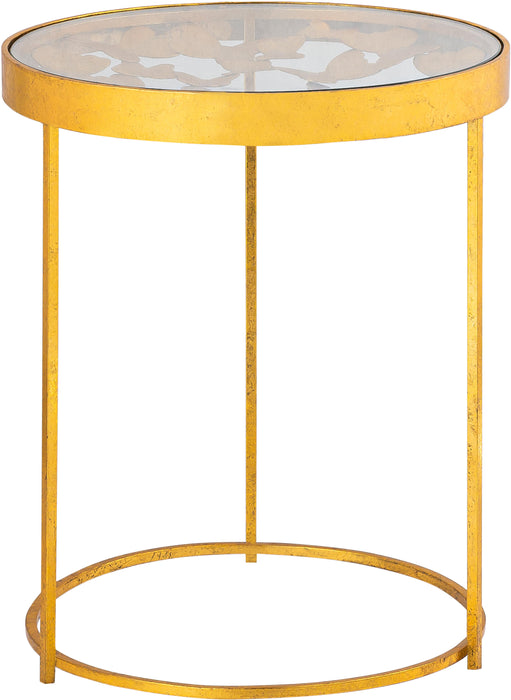 Butterfly Gold End Table