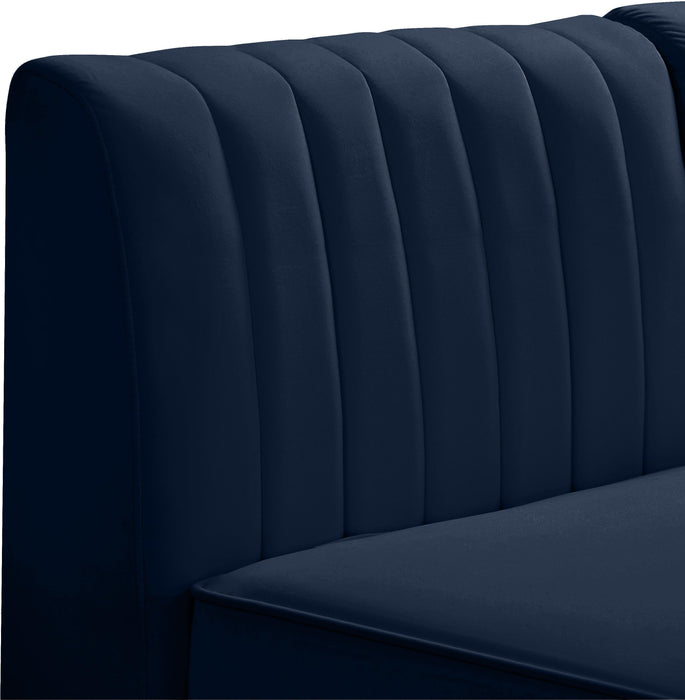 Alina Navy Velvet Modular Sectional