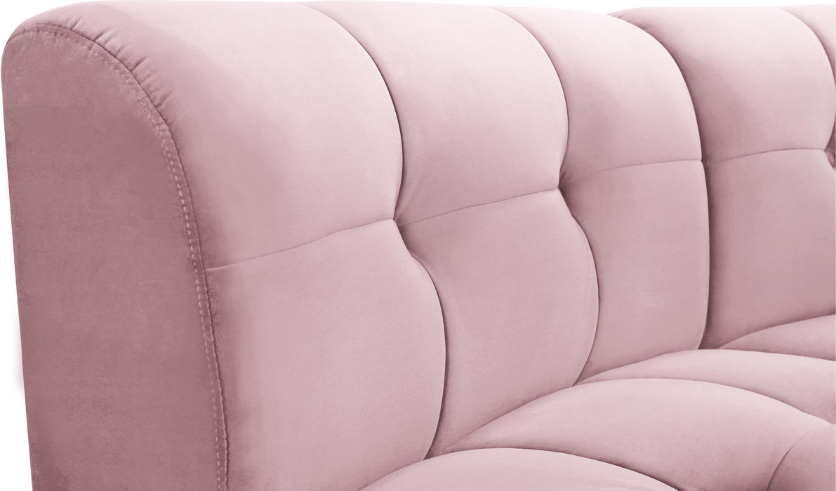 Limitless Pink Velvet 15pc. Modular Sectional