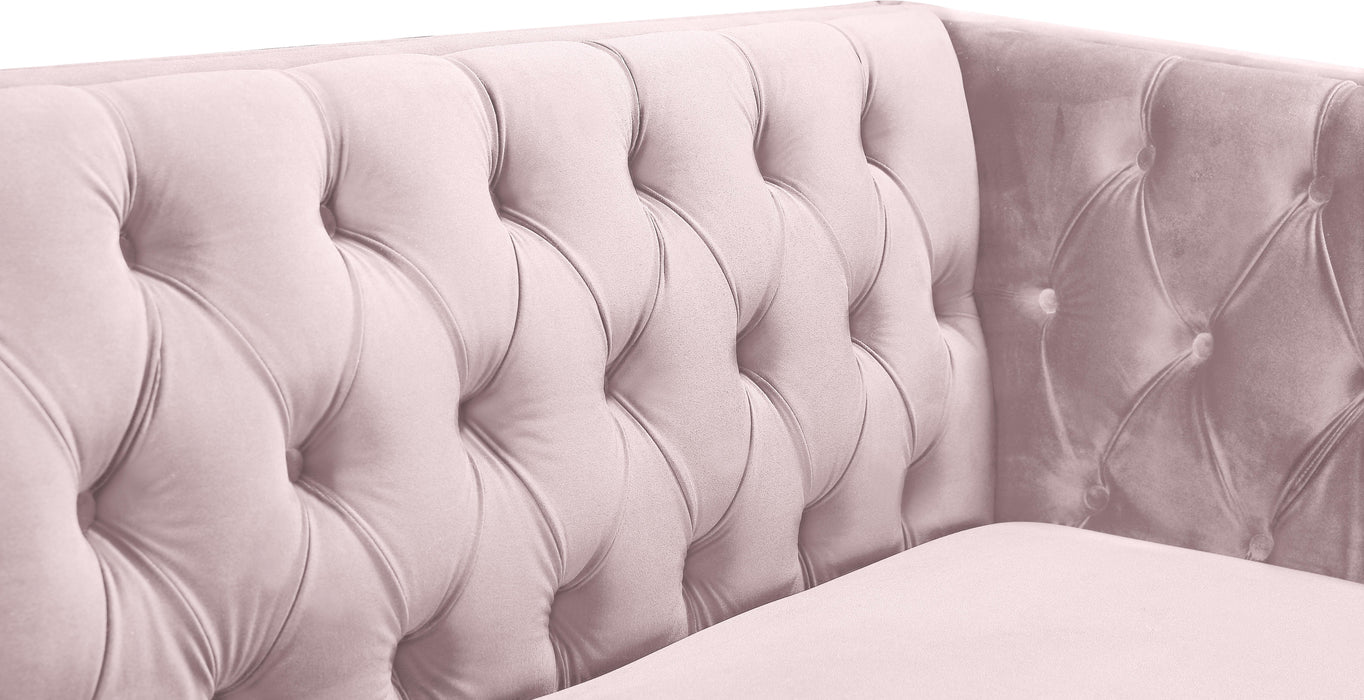 Michelle Pink Velvet Sofa