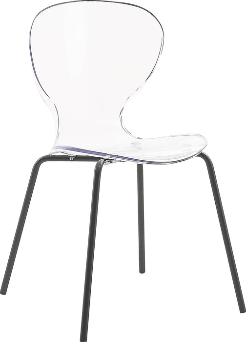 Clarion Matte Black Dining Chair