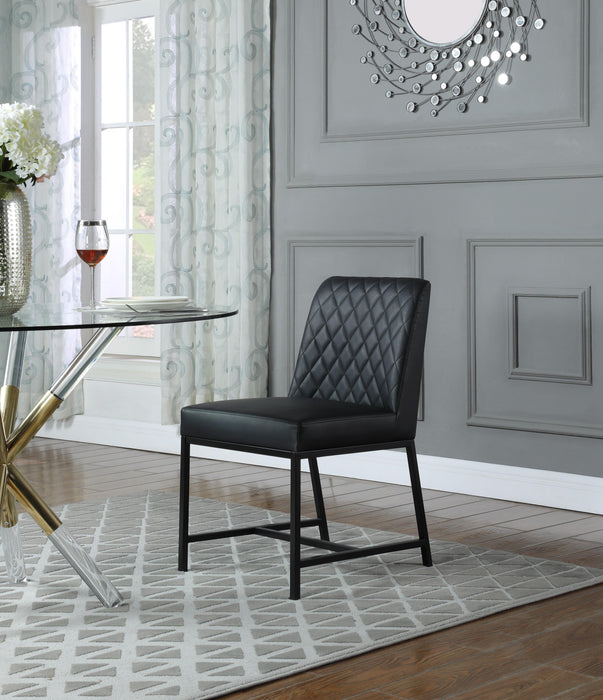 Bryce Black Faux Leather Dining Chair