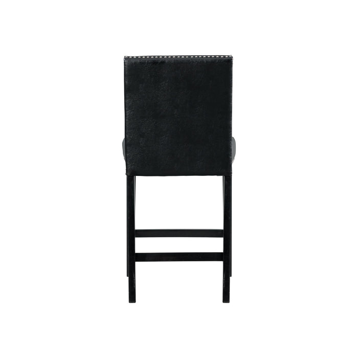 Meridian Counter Side Chair Black (2 Per Pack)