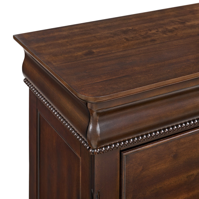 Northridge Dresser & Mirror Set in Cherry
