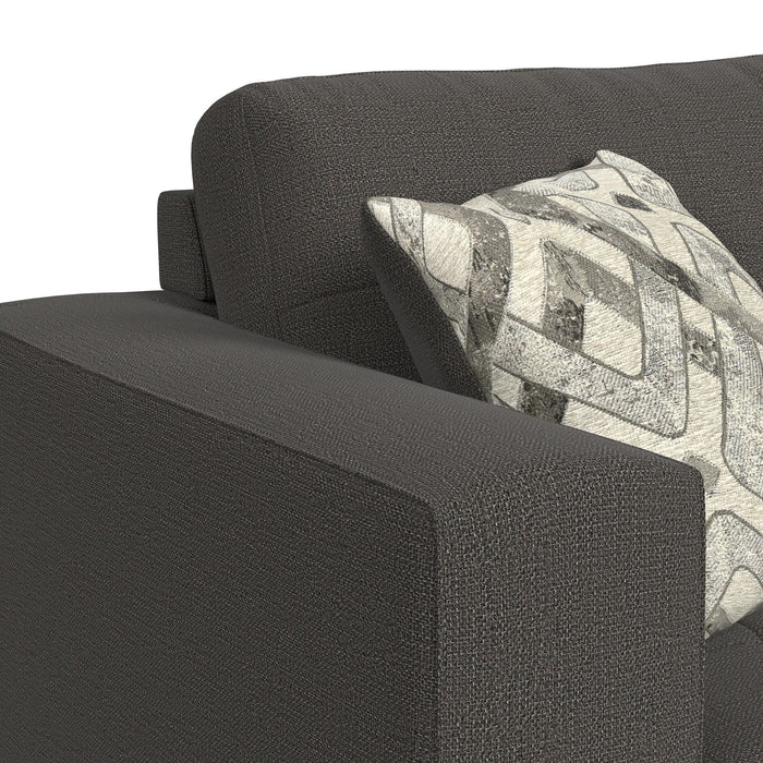 Options One 7PC Living Room Set in Palmer Plus Ash