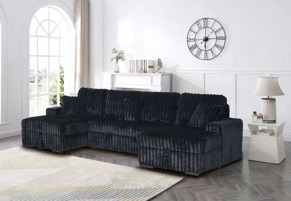 U-SHAPED SECTIONAL SLEEPER SOFA