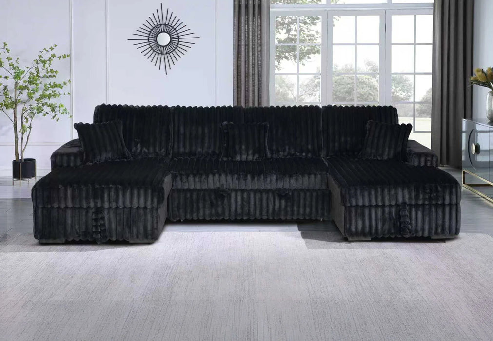 U-SHAPED SECTIONAL SLEEPER SOFA