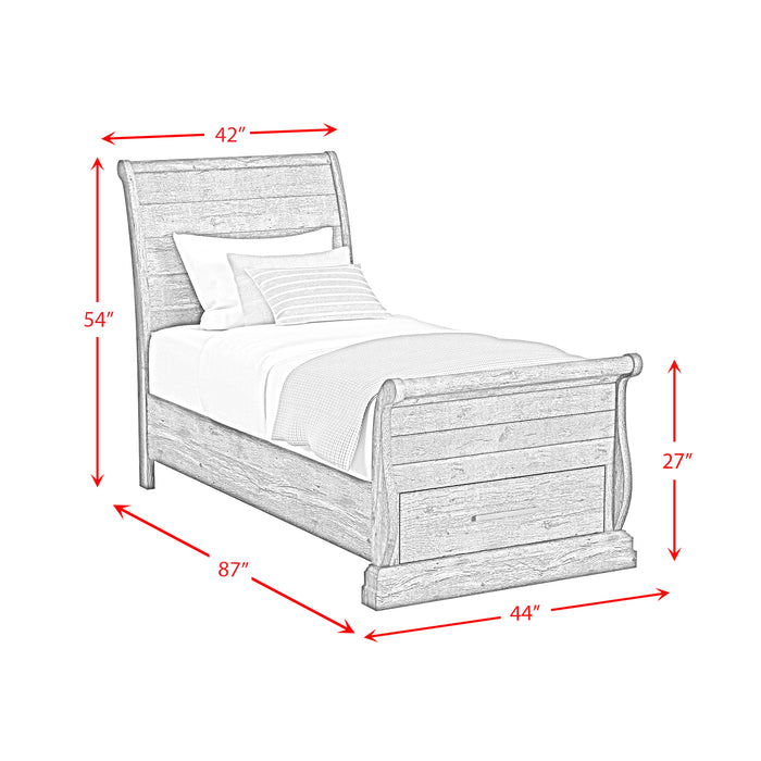 Park Ridge Sleigh Storage Bedroom Set