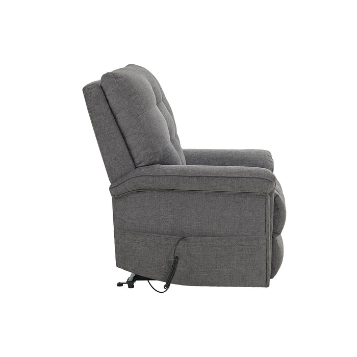 Pecos Power Motion Lift Chair in 15337-2 Ribbit Charcoal