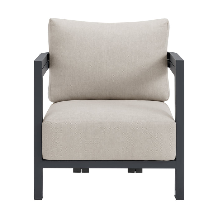 Playa Chair - Dark Grey and Olefin Beige (2 Per Carton)