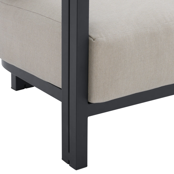 Playa Chair - Dark Grey and Olefin Beige (2 Per Carton)