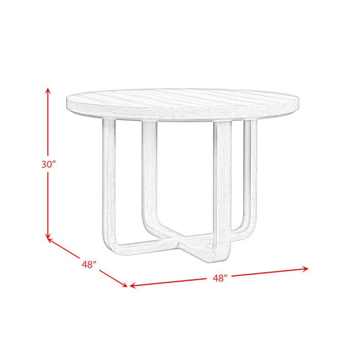Ridgemont Standard Height Dining Set in Natural-Table and Four Chairs