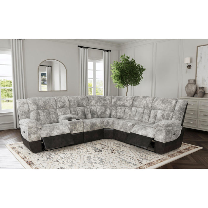 Santorini LHF Power Motion Recliner in Dillon/Shire Grey