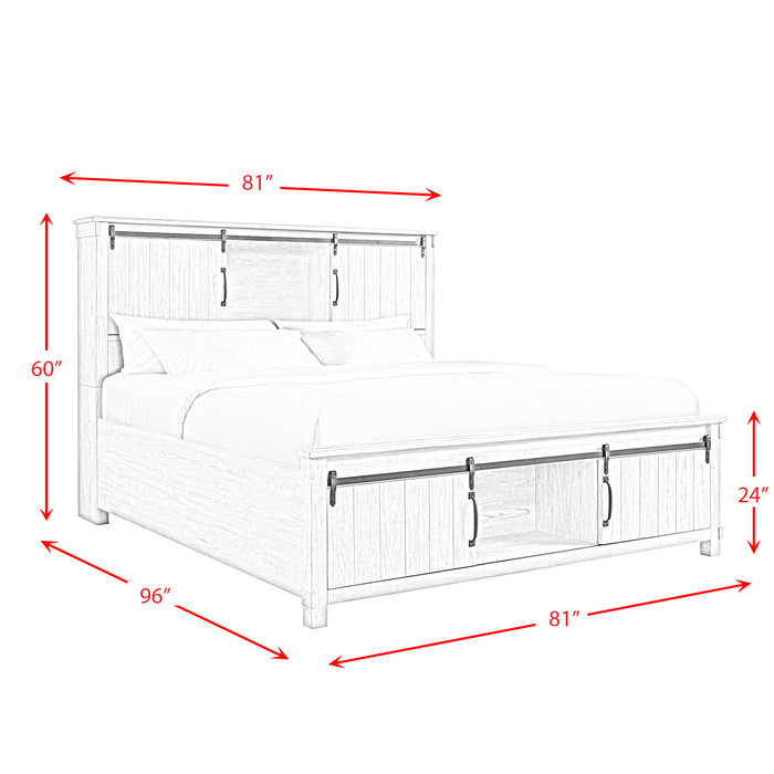 Scott Platform Storage Bed