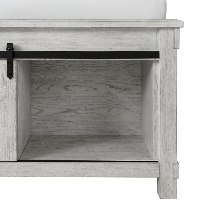 Scott Storage Bed White Finish