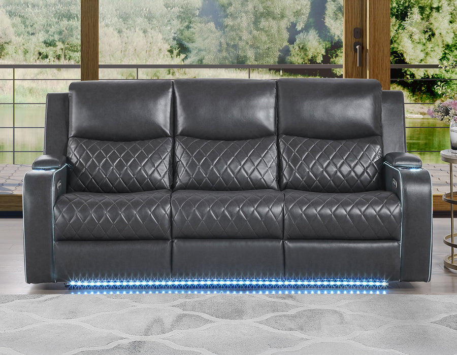 Home Cinema Power Reclining Set .  Charcoal