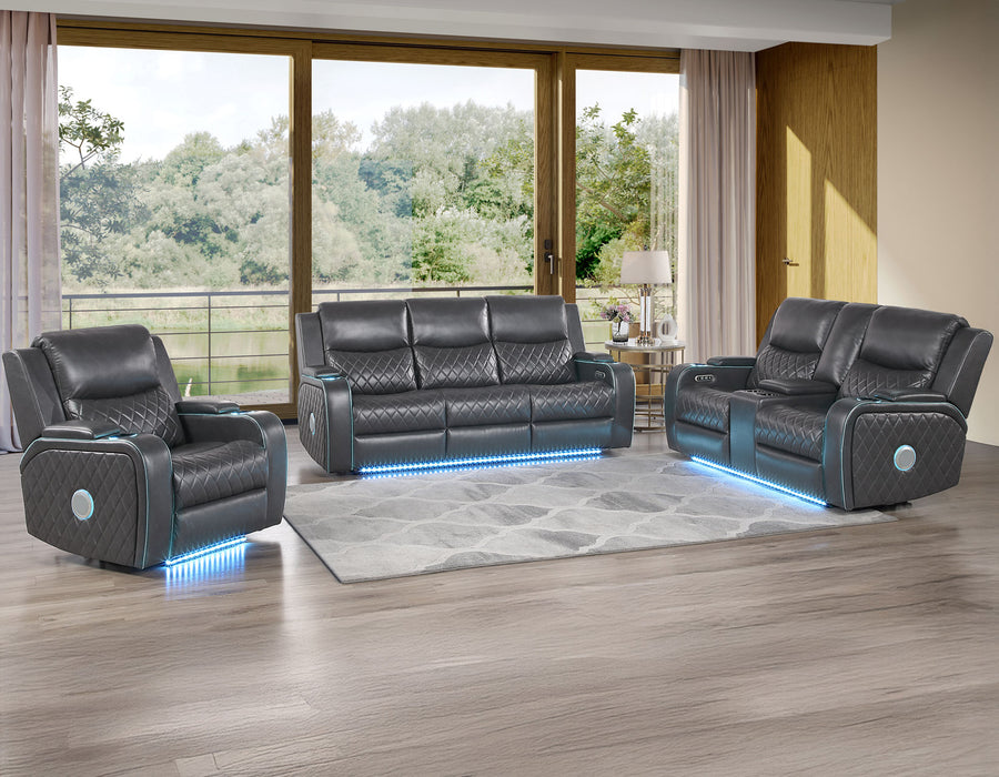 Home Cinema Power Reclining Set .  Charcoal