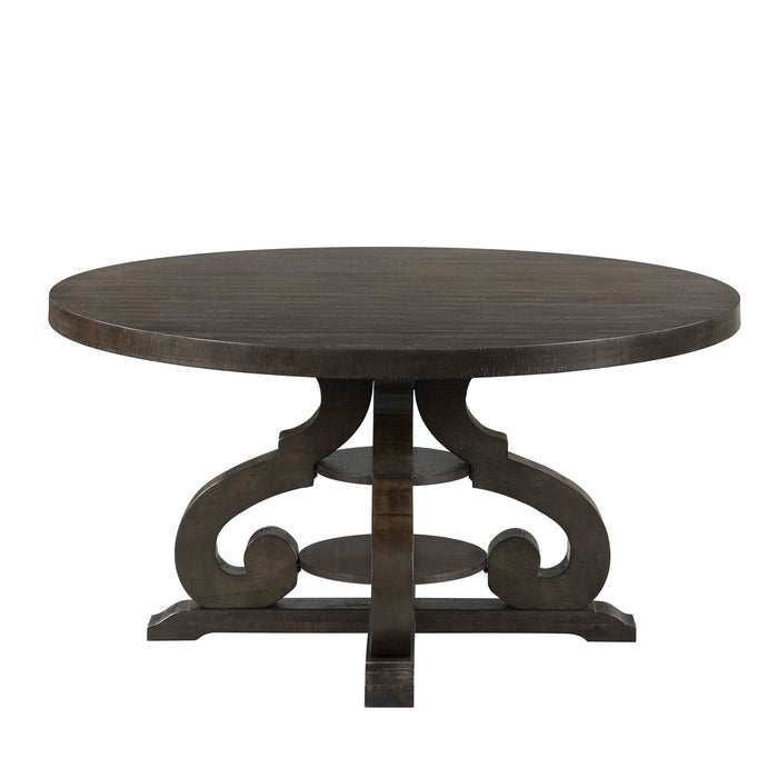 Stone Round Dining Table W/PU Base