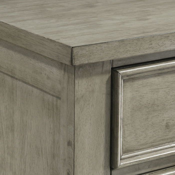 Sullivan 3-Drawer Nightstand in Drift Grey