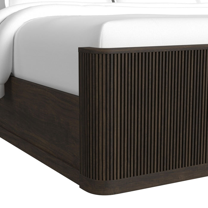 Sylvie UPH Bedroom Set with White Fabric