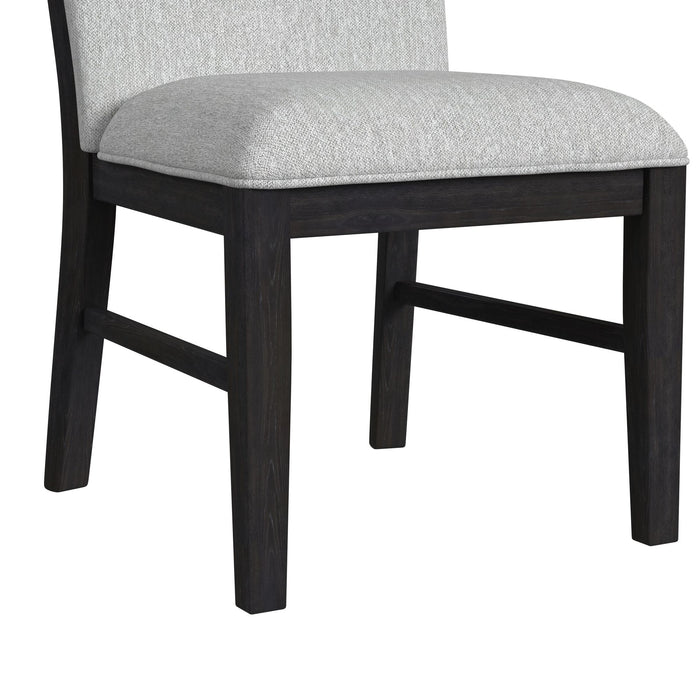 Transcend Standard Height Dining Set in Charcoal-Table and Four Chairs