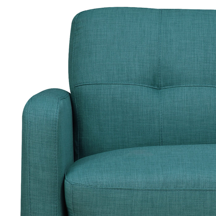 Hadley 4480 Sofa Heirloom Teal w/No Pillow