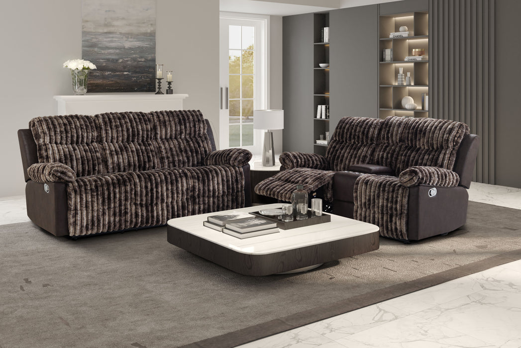 RECLINING SOFA AND LOVESEAT