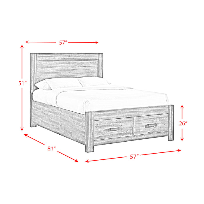 Warner Platform Storage Bed
