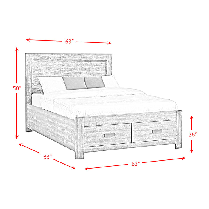 Warner Platform Storage Bed