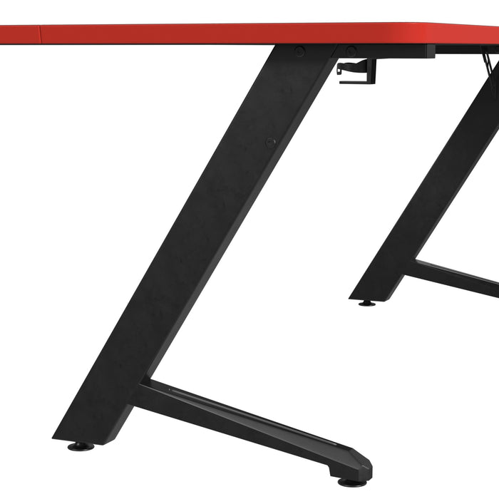 Waterside L shape Desk in Black
