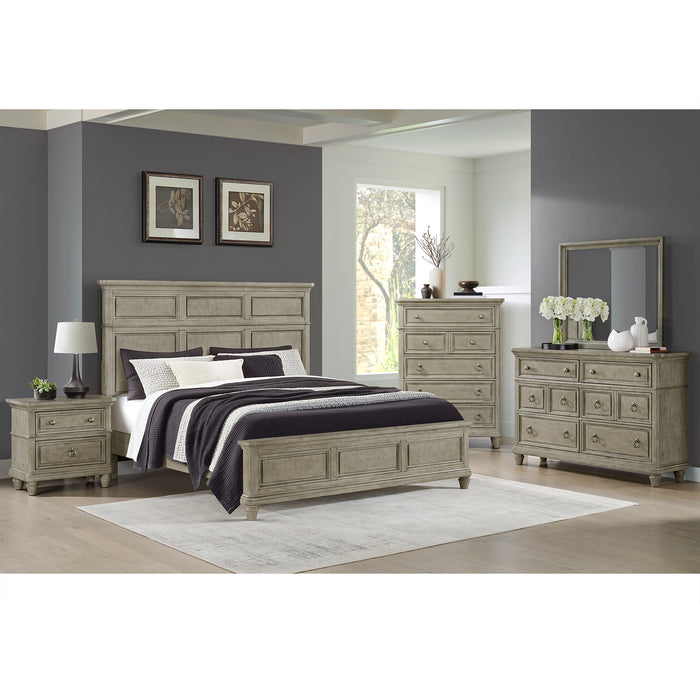 Whit-Ash Panel Bed