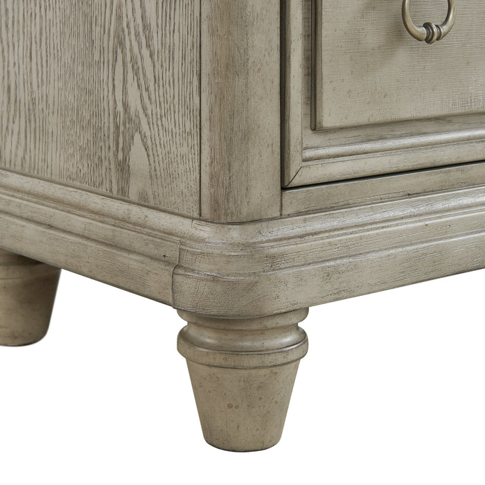 Whit-Ash Panel Bedroom Set