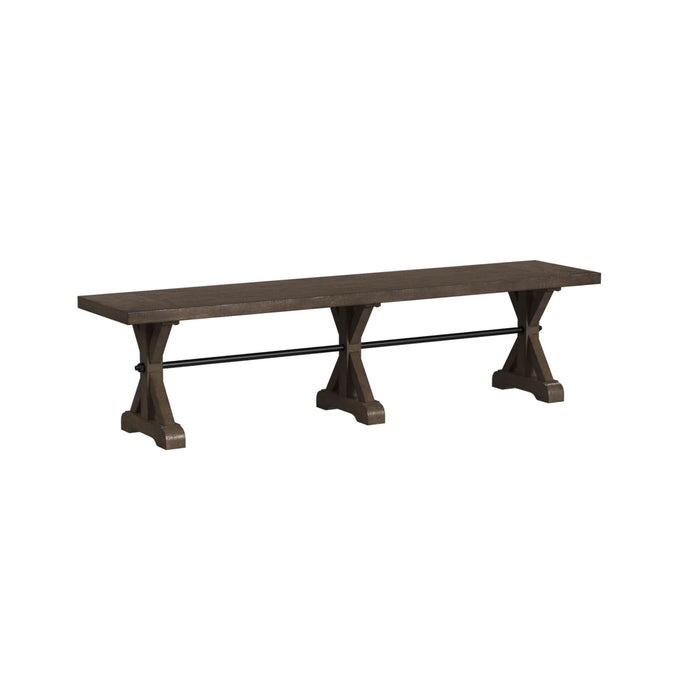 Yellowstone Standard Height Dining Set in Medium Brown-Table and Four Chairs