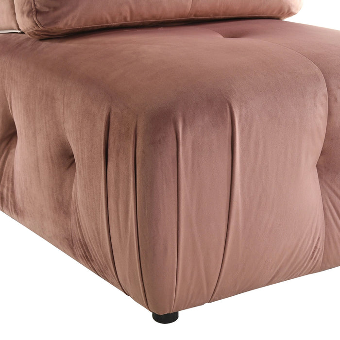 Nahla Modular Chair in Marine Rose