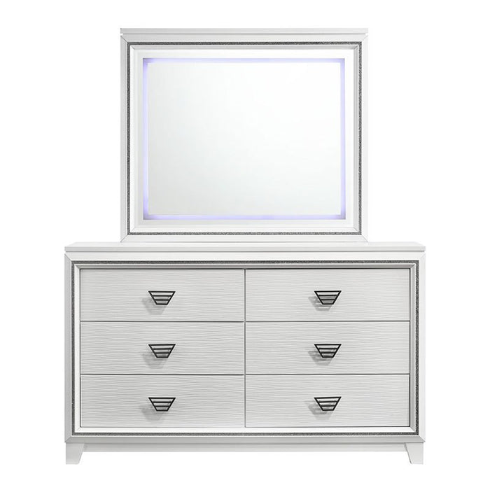 Elements International Moondance Dresser in White