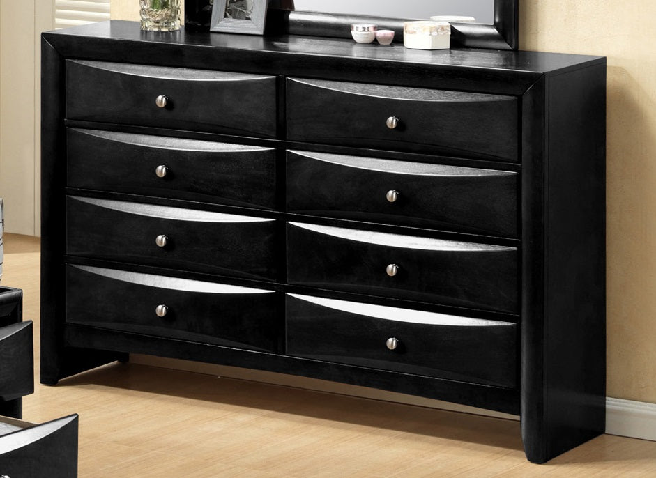 Crown Mark Furniture Emily Dresser in Black