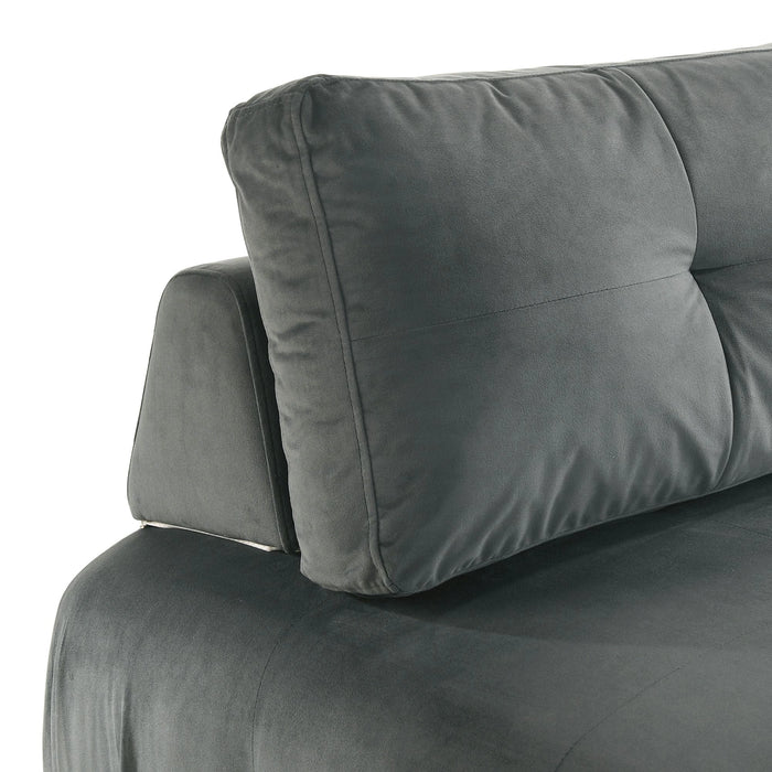 Nahla Modular Chair in Marine Light Grey