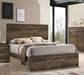 Elements International Bailey Full Panel Bed in Warm Walnut image