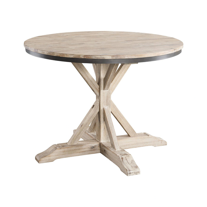 Callista Round Standard Height 5PC Dining Set-Table and Four Chairs