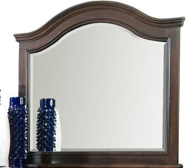 Elements International Cameron Mirror in Dark Cherry image