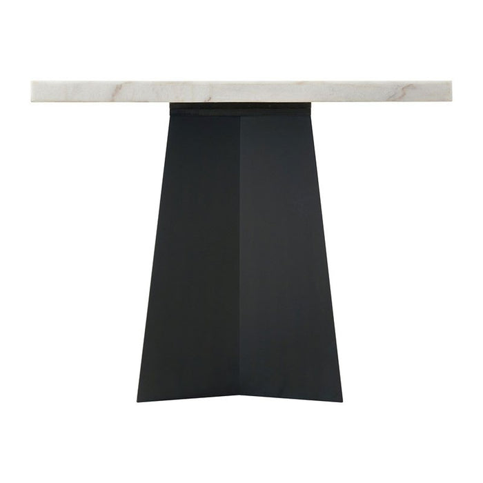 Elements International Beckley Counter Height Table in WhiteC