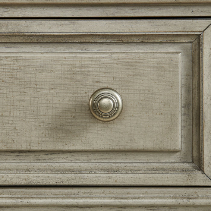 Whit-Ash Dresser and Mirror Set in Light Grey