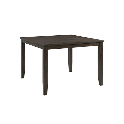 Elements International Mango Counter Height Dining Table in Dark Brown image