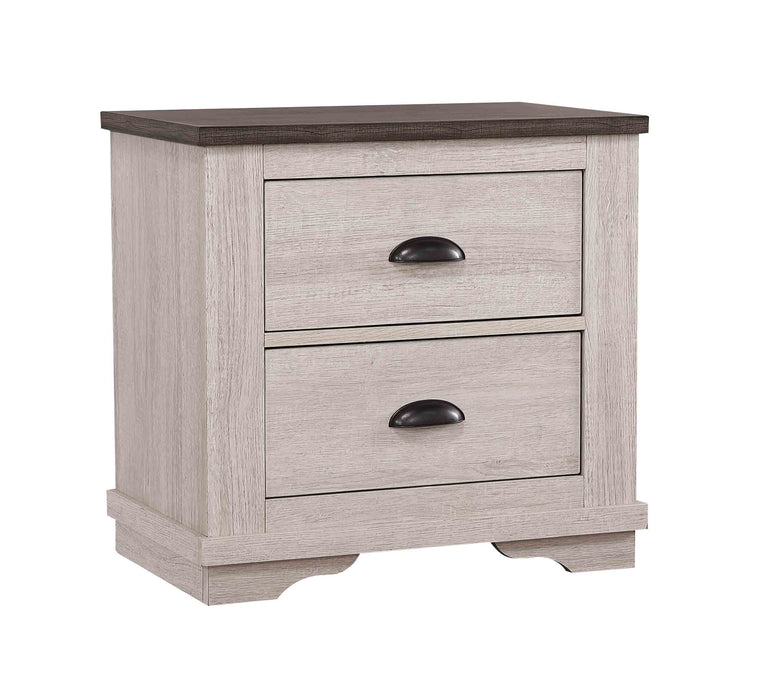 CORALEE NIGHTSTAND CHALK/GREY
