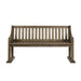 Elements International Stone Pew Bench in Grey image