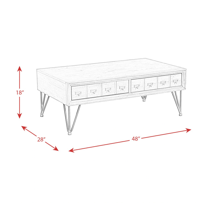 Boone 2PC Occasional Table Set-Coffee Table and End table