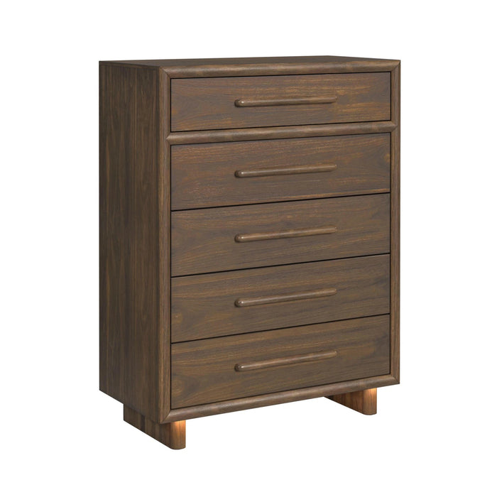 Brisbane Chest with LED in Brown