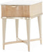 AICO Malibu Crest End Table in Blush 9007202-131 image